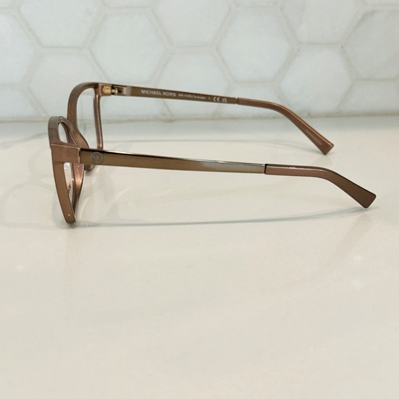 NWT Michael Kors Eyeglass Frames - Rose / Blush Colored - Picture 3 of 4